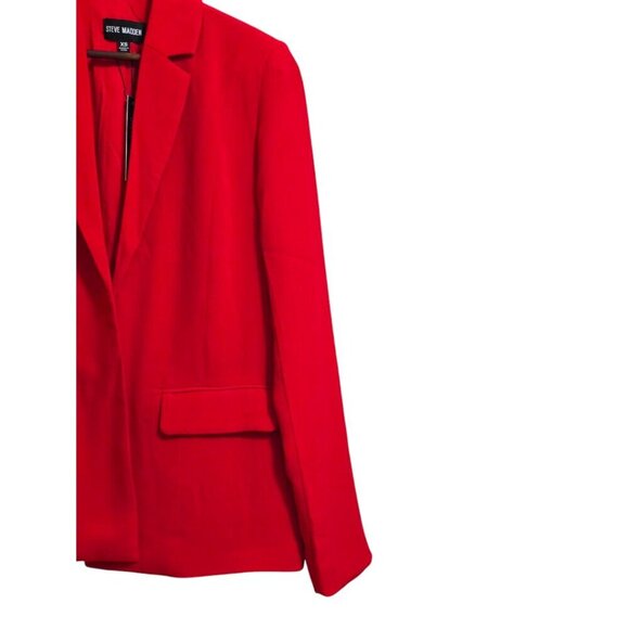 Steve Madden NWT Payton Blazer in Red Sz XS - Picture 4 of 11